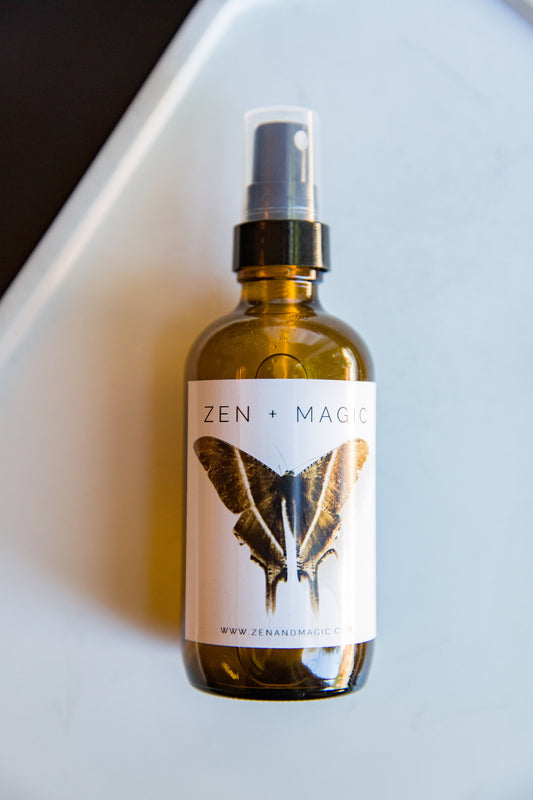 Zen + Magic PURE spray displayed ready for use